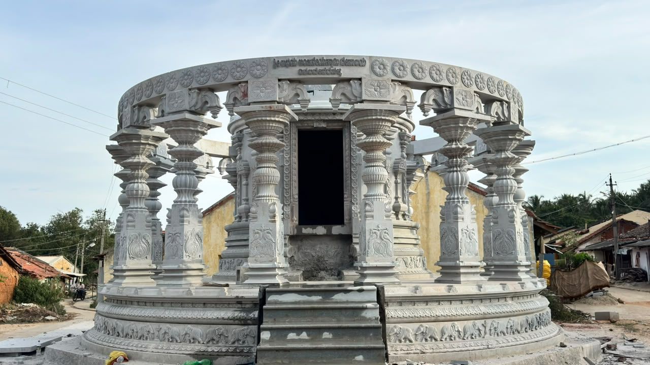 Completed stone temple project